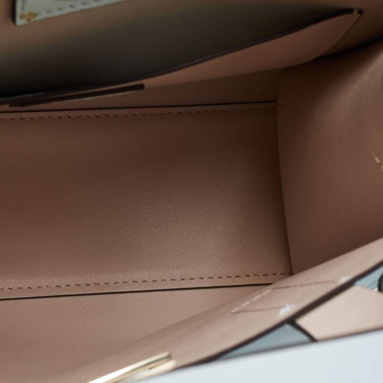 Pre Owned Kate Spade Mint Green Leather Anissa Putnam Drive Tote 