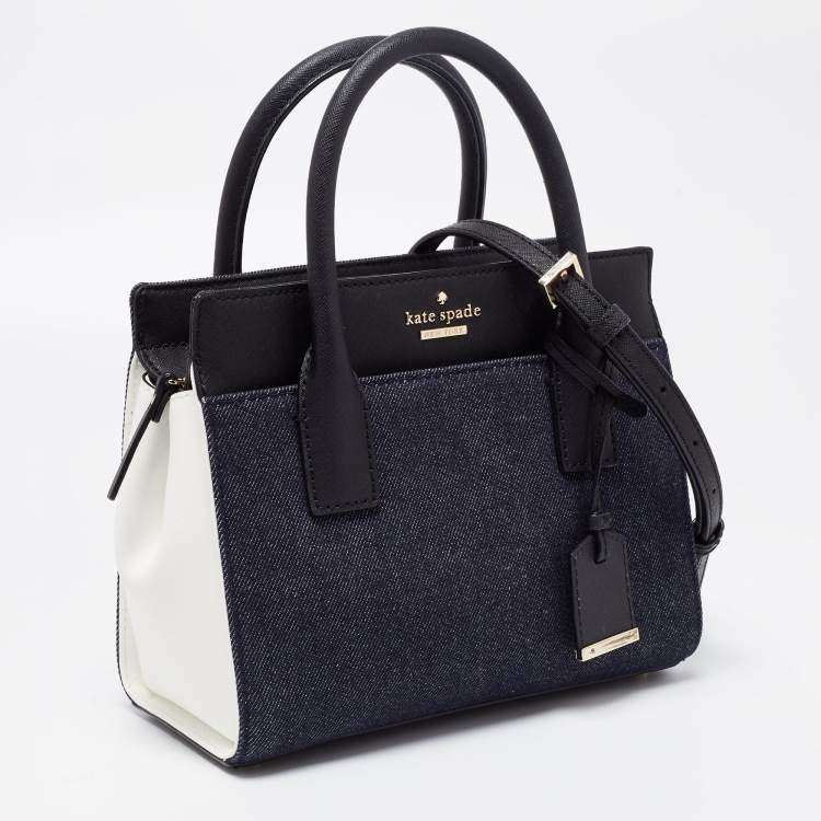 Pre Owned Kate Spade Tri Color Leather Cameron Street Candace Tote