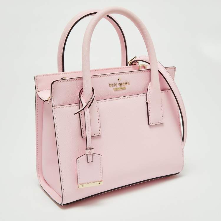 Pre Owned Kate Spade Pink Leather Cameron Street Candace Tote