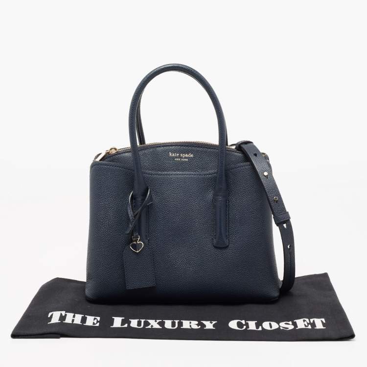 مملوكة مسبقًا Kate Spade Blue Leather Margaux Satchel