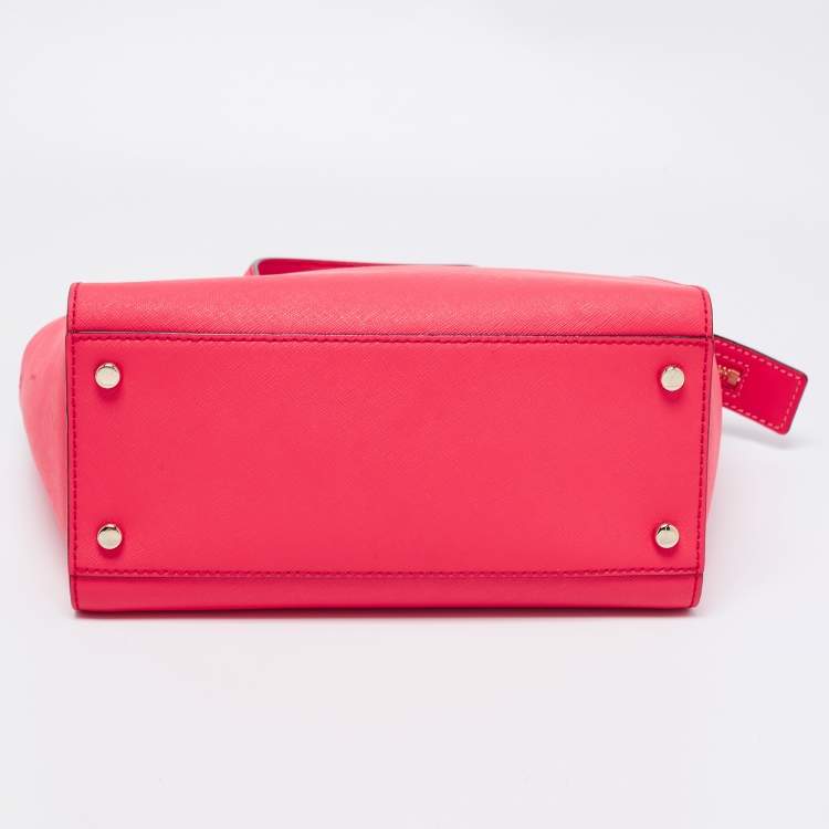 مملوكة مسبقًا Kate Spade Coral Red Leather Cedar Street Hayden Tote