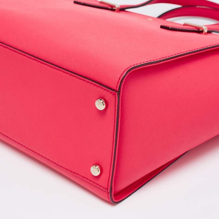 مملوكة مسبقًا Kate Spade Coral Red Leather Cedar Street Hayden Tote