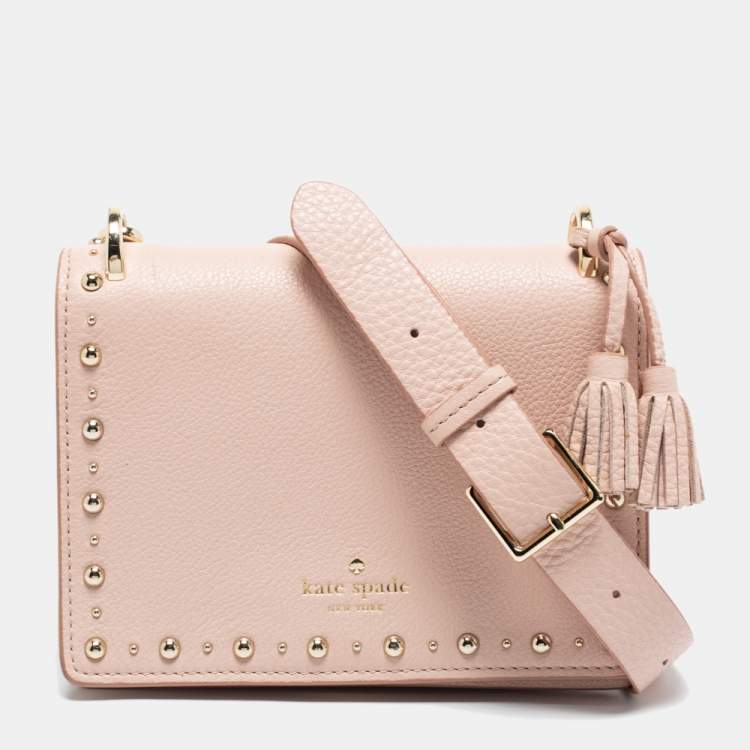 Kate Spade Light Pink Leather Crossbody Bag