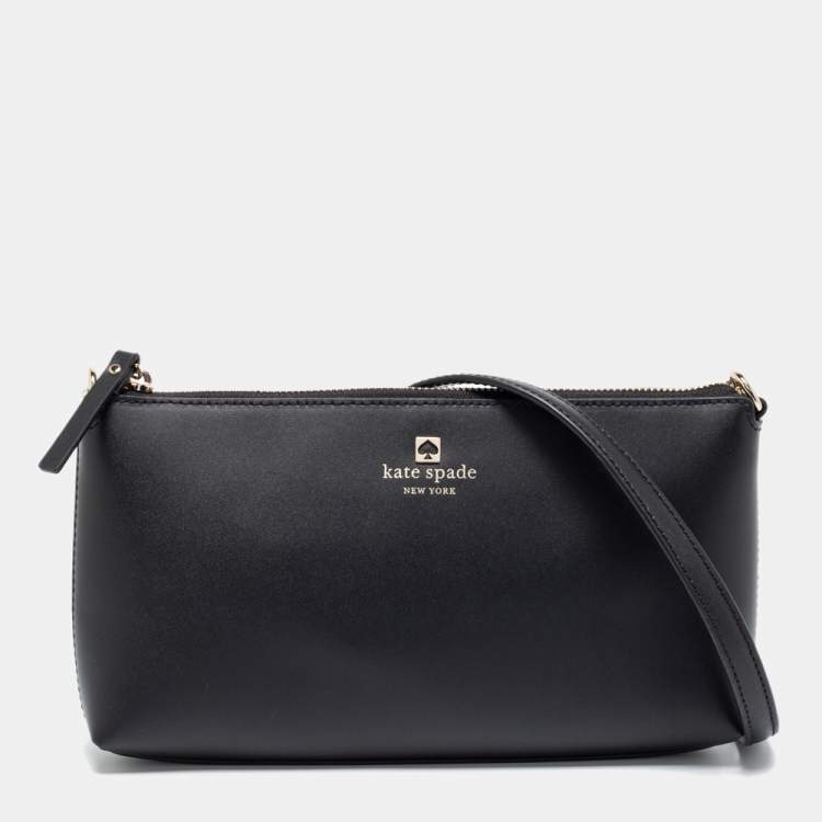 Kate Spade Black Leather Sawyer Street Declan Shoulder Bag Kate