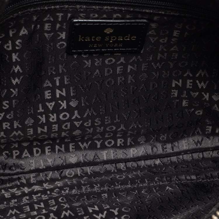 Pre Owned Kate Spade Black Leather Sawyer Street Declan Shoulder Bag