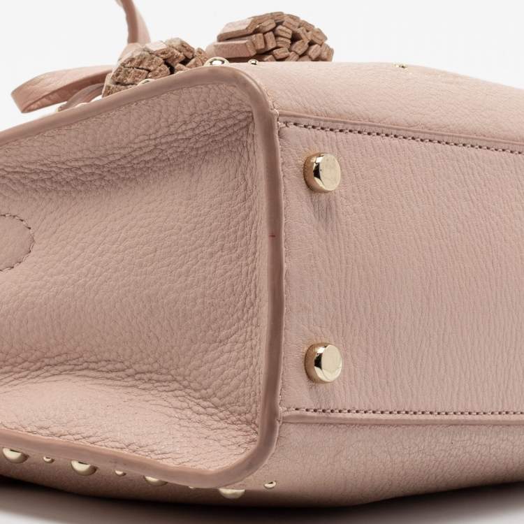 Pre Owned Kate Spade Beige Leather Hayes Street Sam Tote