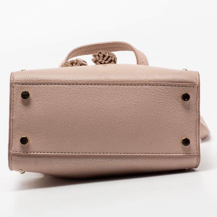 Pre Owned Kate Spade Beige Leather Hayes Street Sam Tote