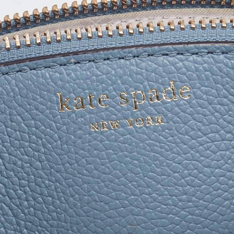 Pre Owned Kate Spade Tri Color Leather Margaux Mini Satchel 