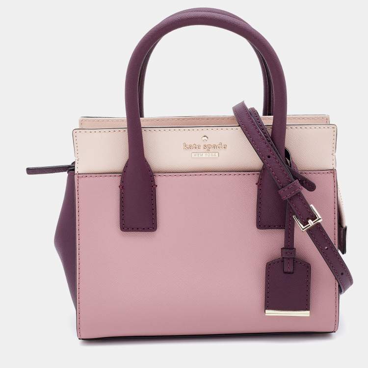 Kate Spade Pink/Burgundy Leather Cameron Street Candace Tote Kate Spade