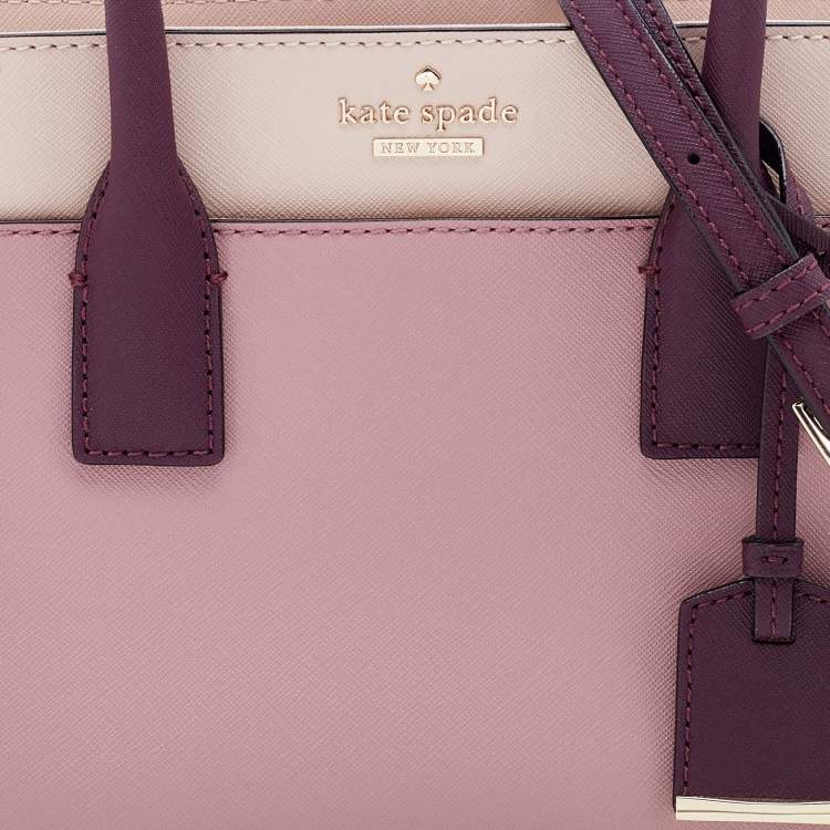مملوكة مسبقًا Kate Spade Pink/Burgundy Leather Cameron Street Candace Tote