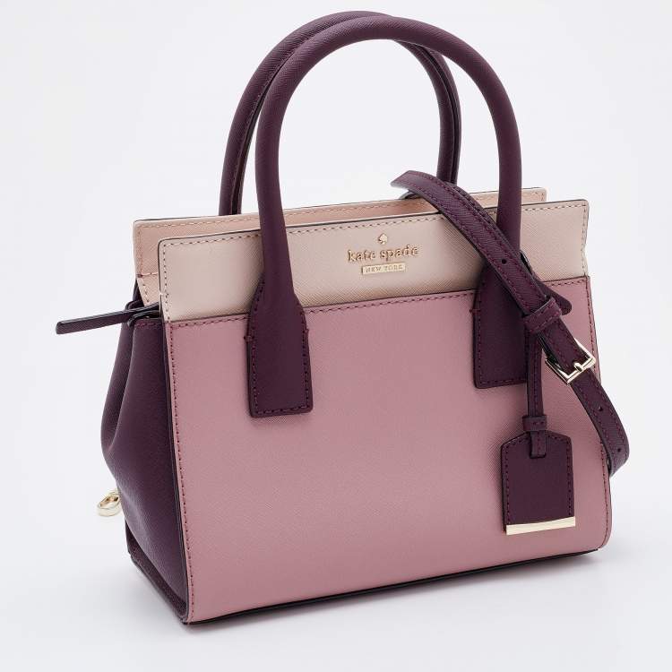 مملوكة مسبقًا Kate Spade Pink/Burgundy Leather Cameron Street Candace Tote