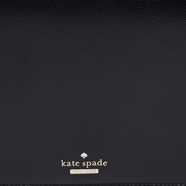 Pre Owned Kate Spade Black Leather Patterson Shoulder Bag