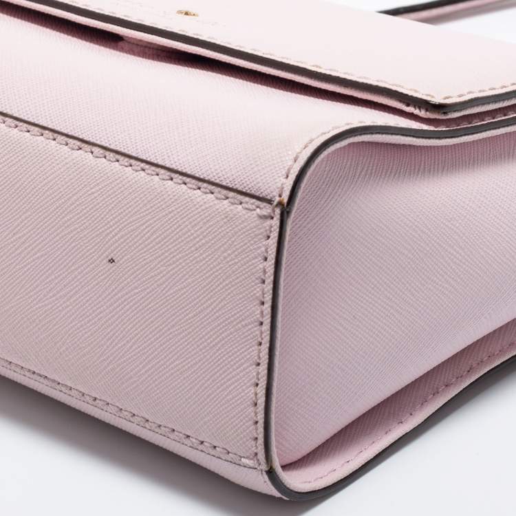 Pre Owned Kate Spade Pink Leather Cove Street Dody Crossbody Bag