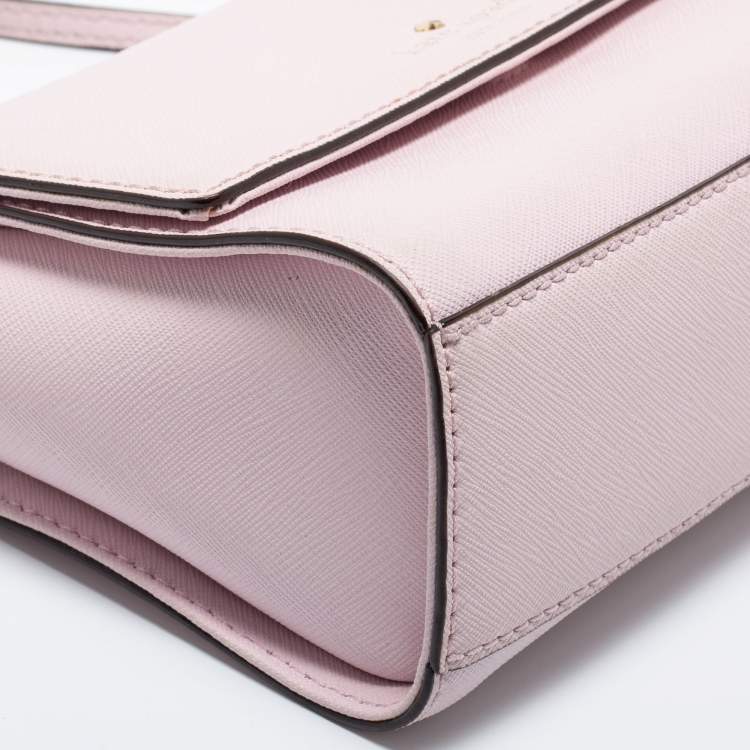 Pre Owned Kate Spade Pink Leather Cove Street Dody Crossbody Bag