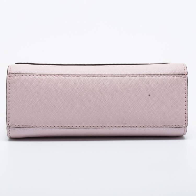 Pre Owned Kate Spade Pink Leather Cove Street Dody Crossbody Bag