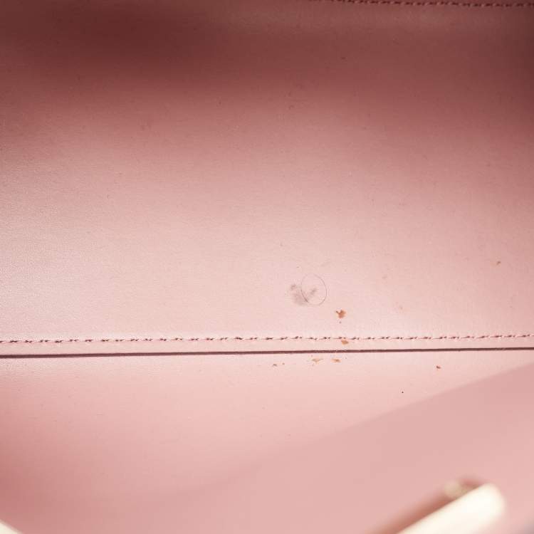Pre Owned Kate Spade Purple/Pink Leather Kyra Arbour Hill Tote