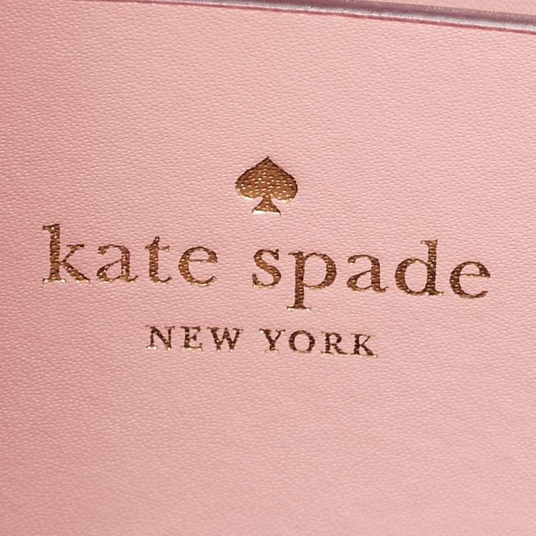 Pre Owned Kate Spade Purple/Pink Leather Kyra Arbour Hill Tote