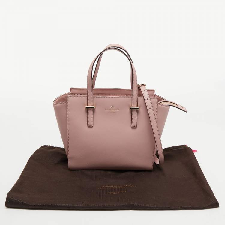 Pre Owned Kate Spade Pink Leather Cedar Street Hayden Tote