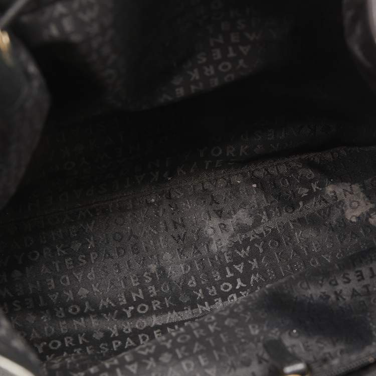 Pre Owned Kate Spade Black Leather Small Breezy Backpack