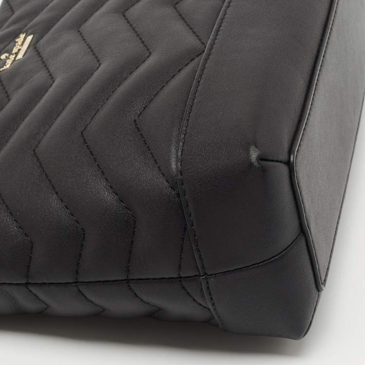 Pre Owned Kate Spade Black Quilt Leather Reese Chain Shoulder Bag