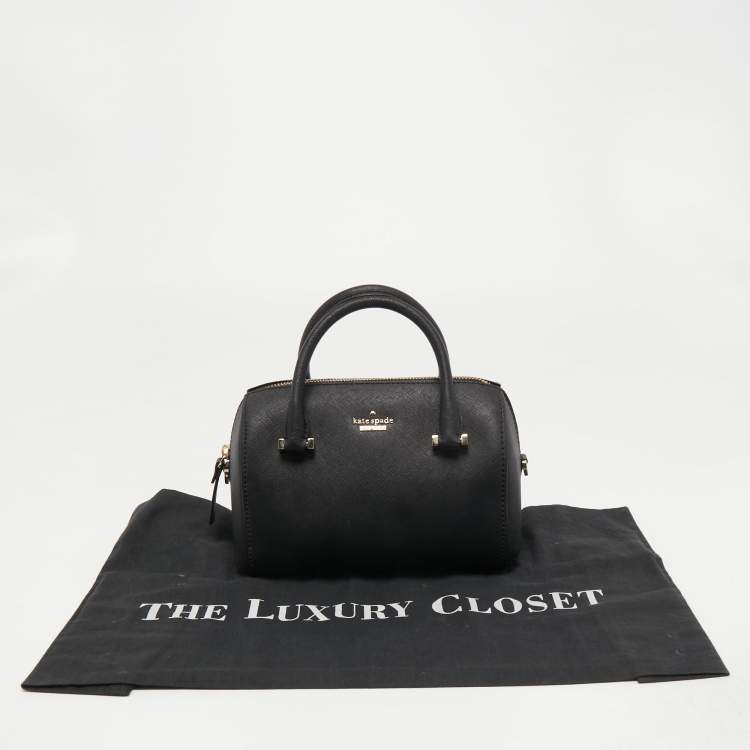 Pre Owned Kate Spade Black Leather Satchel