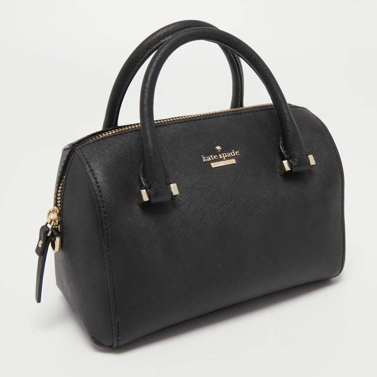 Pre Owned Kate Spade Black Leather Satchel