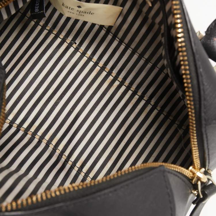 Pre Owned Kate Spade Black Leather Satchel