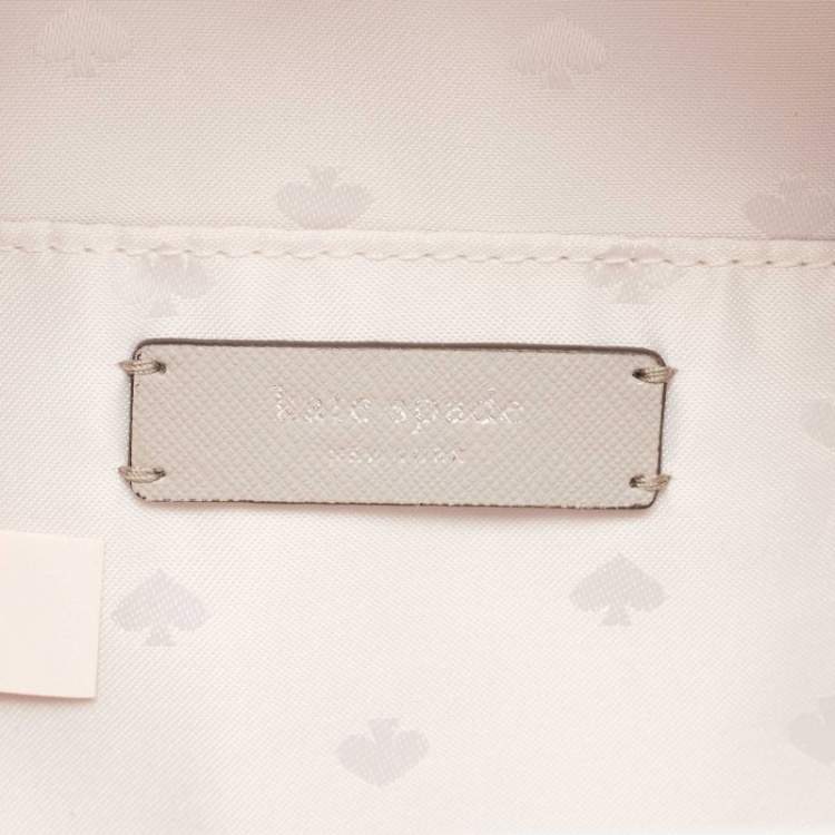 Pre Owned Kate Spade Grey Leather Mini Cameron Backpack