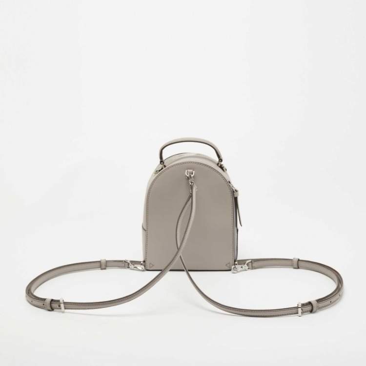 Pre Owned Kate Spade Grey Leather Mini Cameron Backpack