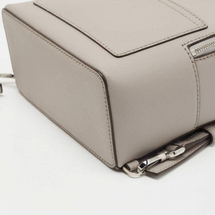 Pre Owned Kate Spade Grey Leather Mini Cameron Backpack