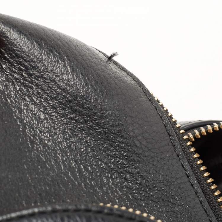 Pre Owned Kate Spade Black Leather Jackson Backpack
