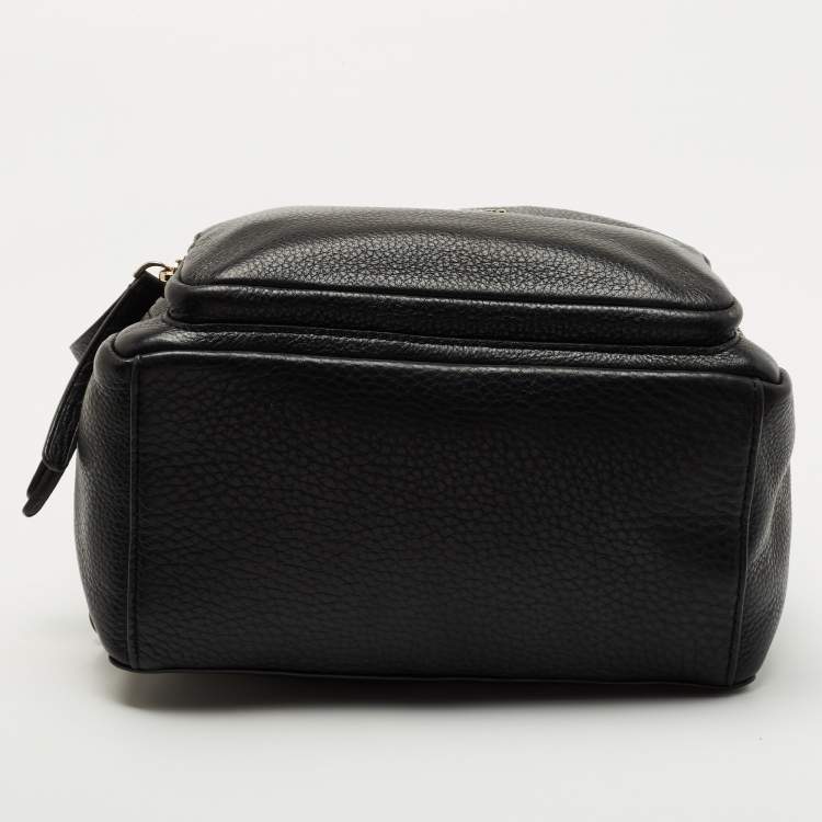 Pre Owned Kate Spade Black Leather Jackson Backpack