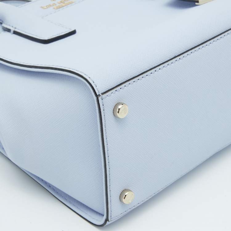 Pre Owned Kate Spade Light Blue Leather Cameron Street Candace Tote