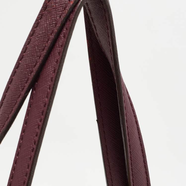 Pre Owned Kate Spade Burgundy Leather Cedar Street Elissa Satchel