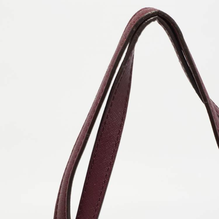 Pre Owned Kate Spade Burgundy Leather Cedar Street Elissa Satchel