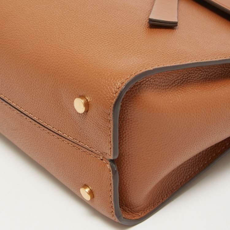 Pre Owned Kate Spade Brown Leather Medium Toujour Crossbody Bag