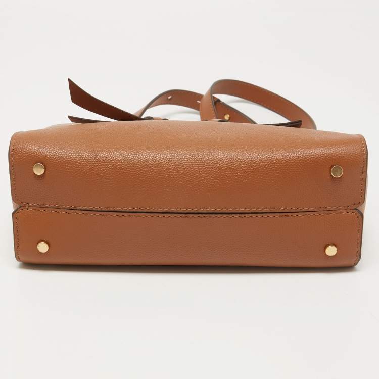 Pre Owned Kate Spade Brown Leather Medium Toujour Crossbody Bag