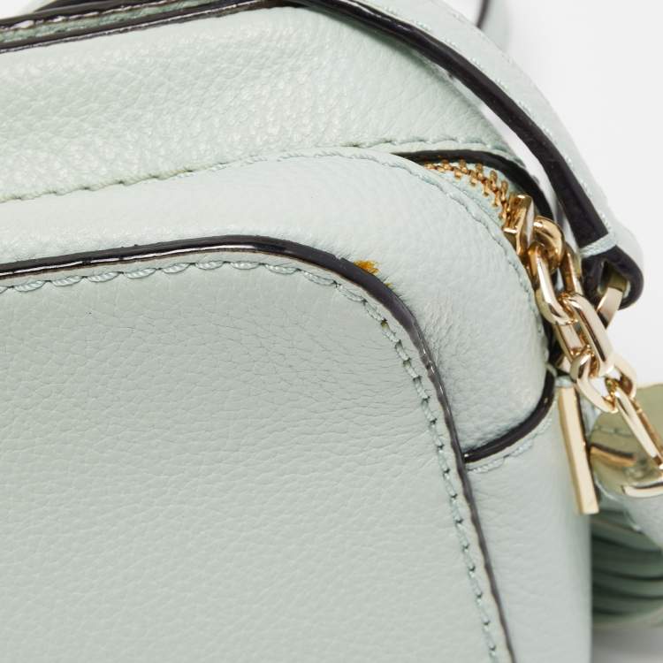 مملوكة مسبقًا Kate Spade Mint Green Leather Camera Crossbody Bag