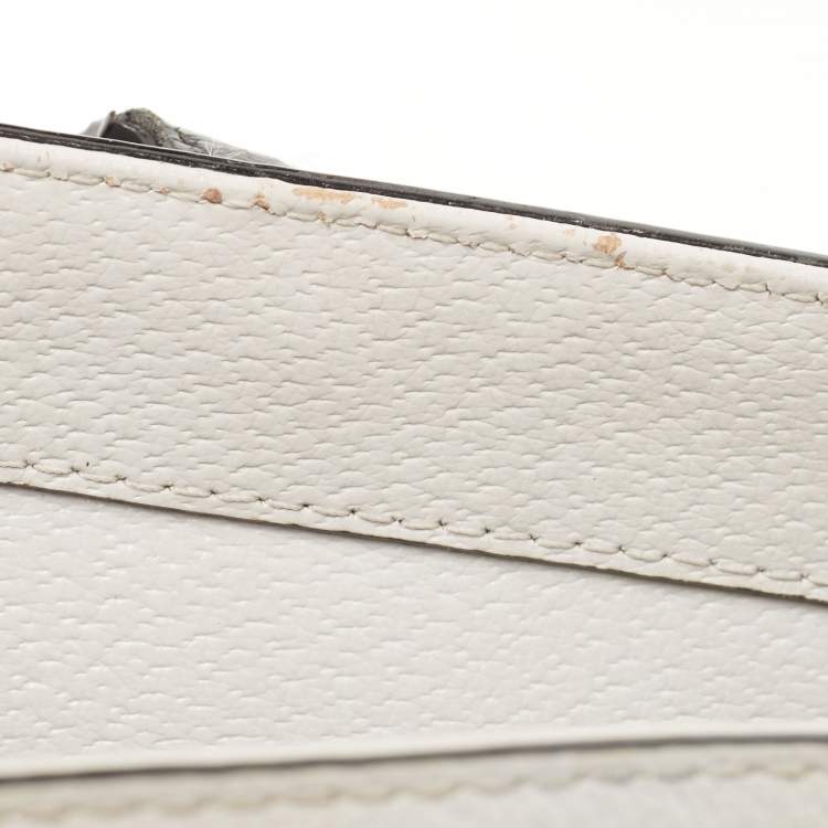 Pre Owned Kate Spade Grey/Black Leather Street Sadie Tote 