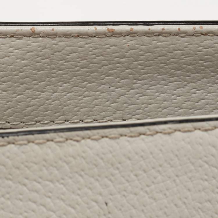 Pre Owned Kate Spade Grey/Black Leather Street Sadie Tote 