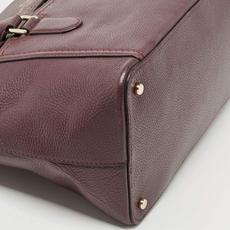Pre Owned Kate Spade Burgundy Leather Nicola Chester Satchel