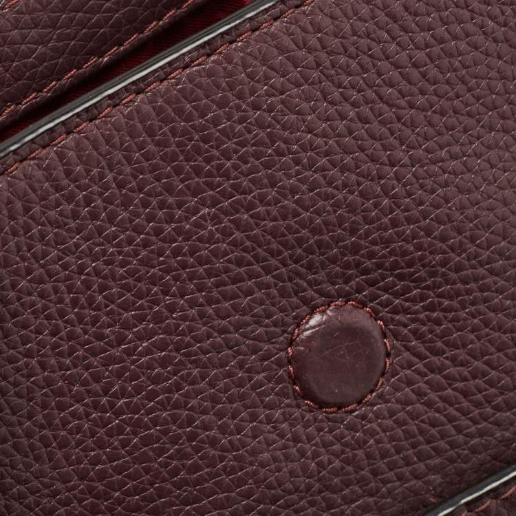 Pre Owned Kate Spade Burgundy Leather Nicola Chester Satchel
