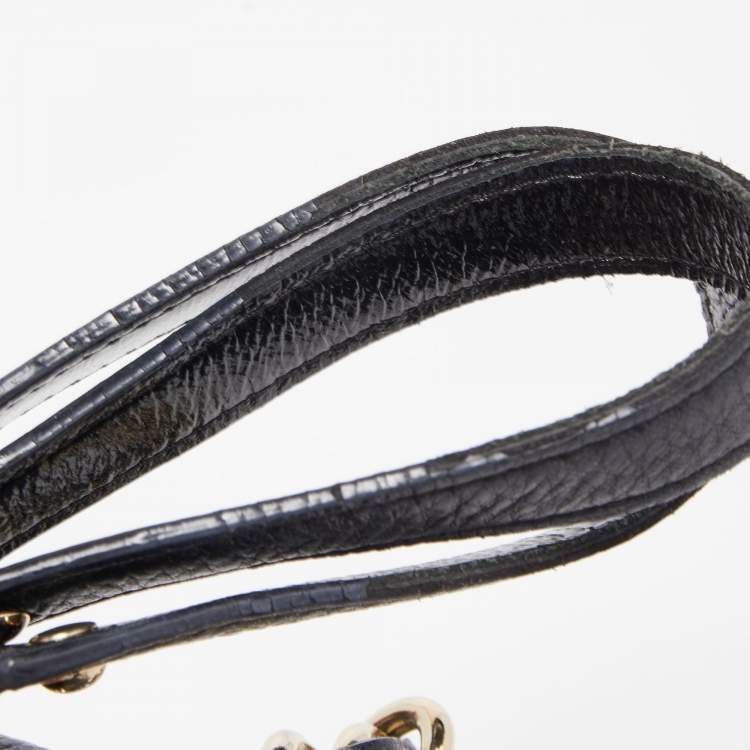 مملوكة مسبقًا Kate Spade Black Quilted Shimmer Leather Elizabeth Satchel
