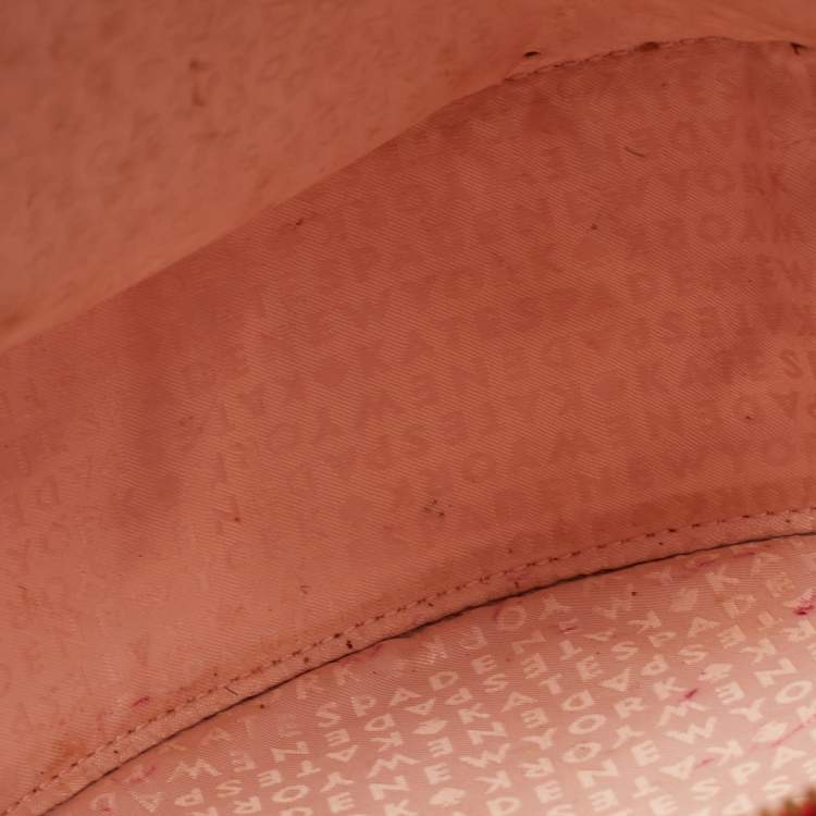 Pre Owned Kate Spade Red Leather Montigo Avenue Circle Satchel