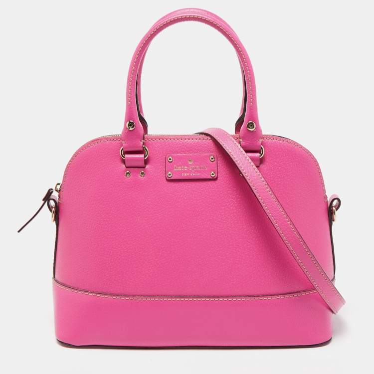 مملوكة مسبقًا Kate Spade Pink Leather Wellesley Rachelle Satchel