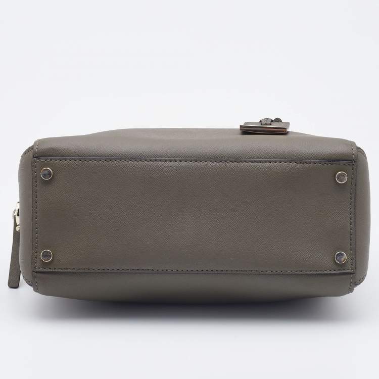 مملوكة مسبقًا Kate Spade Olive Green Saffiano Leather Cameron Street Mega Lane Bowler Bag