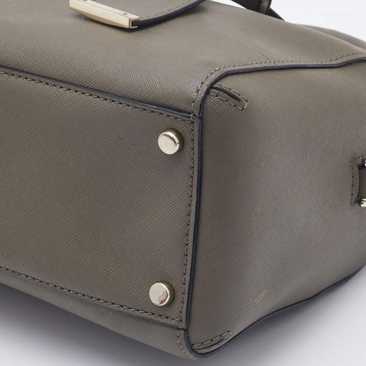 مملوكة مسبقًا Kate Spade Olive Green Saffiano Leather Cameron Street Mega Lane Bowler Bag