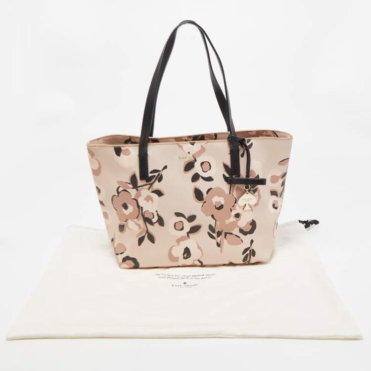 مملوكة مسبقًا Kate Spade Multicolor Floral Print Leather Hawthorne Lane Tote 