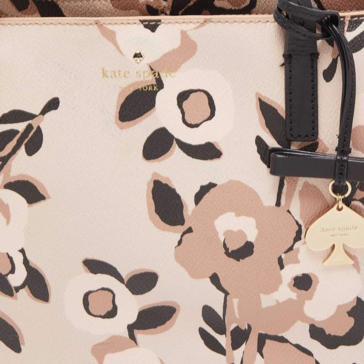 مملوكة مسبقًا Kate Spade Multicolor Floral Print Leather Hawthorne Lane Tote 