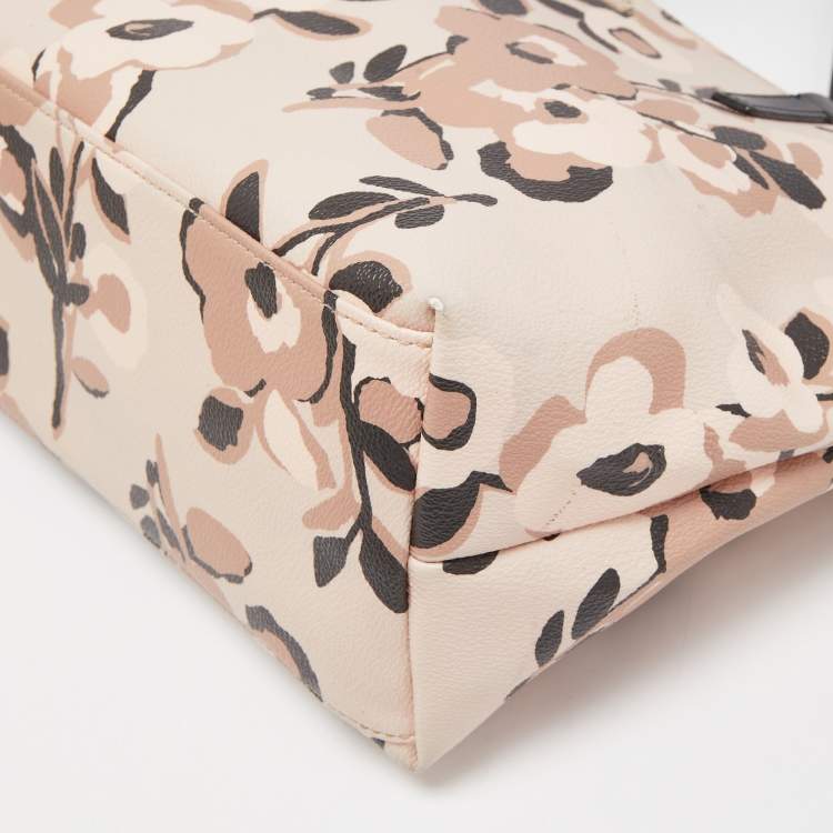 مملوكة مسبقًا Kate Spade Multicolor Floral Print Leather Hawthorne Lane Tote 